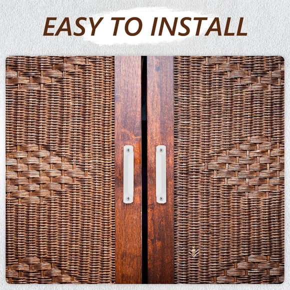SEWCHICS 2pcs Durable And Lightweight Replacement For Sliding Screen Cabinet And Patio Doors Easy Installation Finish