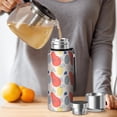 thumbnail image 5 of Modern 20oz Stainless Steel Thermal Bottle with Tea Filter and Cup Lid, Vacuum Insulated Coffee Mug with 316L Inner Liner, Leakproof Travel Thermos for Office, Commute & Outdoor, 5 of 6
