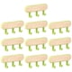 thumbnail image 1 of 10 piezas de soporte para cuna montado en la pared, compacto y creativo, multifunción, para llaves 3 Ganchos Verde, 1 of 6