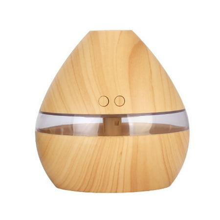 

USB Wood Grain Essential Oil Diffuser LED Aromatherapy Humidifier Atomizer