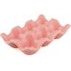 thumbnail image 1 of Ceramic Egg Holder 6 Cups Porcelain Egg Tray Set Kitchen Restaurant Fridge Storage Decorative Access, 1 of 5