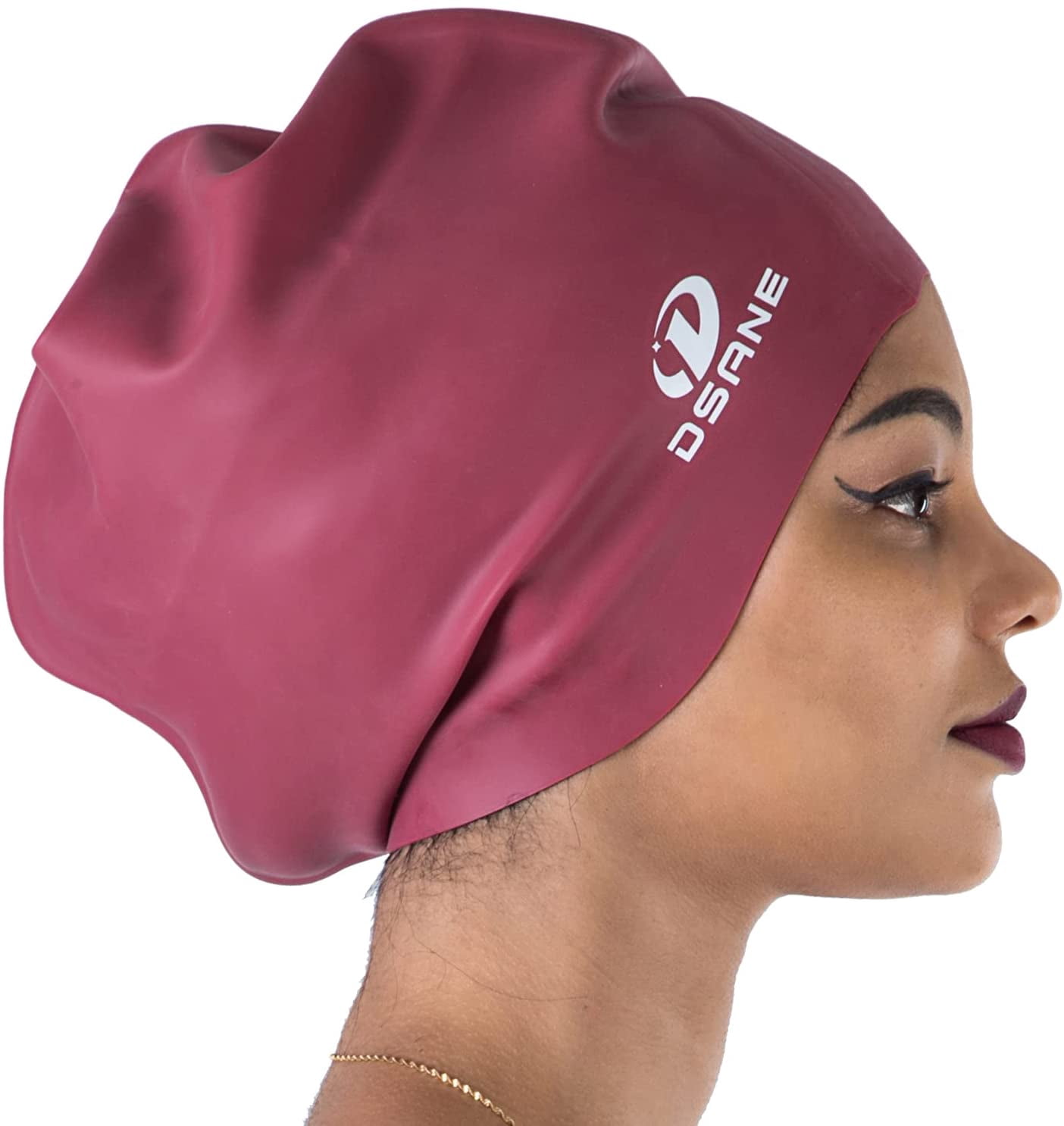 Extra Large Swimming Cap for Women and 