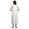 thumbnail image 3 of Moomaya Robe de Nuit Évasée Trapèze pour Femme en Coton Plaqué avec Patte de Boutonnage, 3 of 6