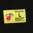 thumbnail image 5 of Men's Mitchell & Ness Black Miami Heat Hardwood Classics Neon Nights Premium T-Shirt, 5 of 5