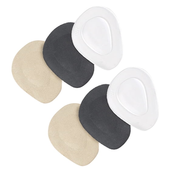 Women's Gel Forefoot Half Insoles for High Heels, Anti-Cushion Pads, Comfortable Shoe Inserts, 3 Pairs