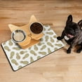 thumbnail image 3 of Pet Feeding Mat with Hawaiian Pineapple Print, Durable Waterproof Dog Food Mat, Absorbent, Non-Slip, Quick Dry, Easy Clean Mat for Dogs and Cats, 3 of 4
