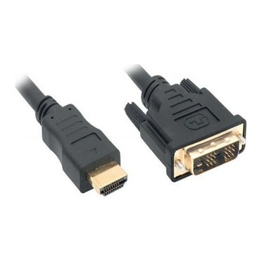 Nippon Labs DVI 3 HDMI 10 ft. HDMI Male to DVI-D Adapter Cable with Gold-plated Connector, Black