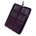 thumbnail image 2 of HURRISE 104Pcs Stainless Steel Straight Needles Circular Knitting Crochet Hook Weave Set, 2 of 7