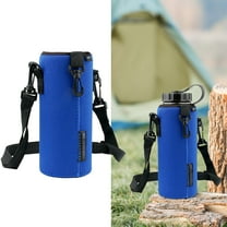 Water Bottle Water Bottle Bag 34Oz/1000Ml Neoprene Bottle Sleeve with Adjustable Sling Strap for Stainless Steel Glass Plastic Water Bottles, Kitchen Essentials Clearance Sale