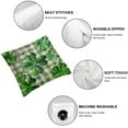 thumbnail image 4 of Nawypu  St. Patrick’s Day Spring Pillow Covers  Lucky Charm Kisses Irish Green Clovers Shamrocks Leaves Pillow Cover Grey Buffalo Plaid Farmhouse Decorations Cushion Case&nbsp;2pc, 4 of 6