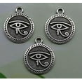 thumbnail image 2 of U8MO Lot 10/30/50X Retro Jewelry Making DIY Creative Eye Alloy Charms Pendant 18x15mm-ancient silver-100pcs, 2 of 2