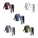 thumbnail image 3 of Soidarity Conjuntos de ropa interior térmica para hombre, deportes, entrenamiento a prueba de viento, mallas de manga larga elásticas Uniforme atlético Blanco L, 3 of 6