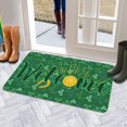 thumbnail image 5 of Irish Holiday Cute Clovers Door Mat,Non Slip Absorbent Rugs Decorations Floor Door Mats for Indoor Outdoor Kitchen, 5 of 6