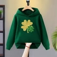 thumbnail image 1 of Chandails à Capuche pour Fille, Manches Longues, Imprimés, Col Rond, Mignon Chandail à Enfiler, Coupe Décontractée, Hauts Chauds, Vêtements d'Automne et d'Hiver, Vêtements pour Tout-Petit Garçon 6-7 Ans, 1 of 3