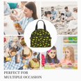 thumbnail image 7 of Fuzoiu Cute Cartoon Dinosaurs Green Silhouette Pattern Print Insulated Lunch Bag for Women Men Large Reusable Lunch Box Adult Leakproof Portable Cooler Tote Bags for Work Picnic, 7 of 7