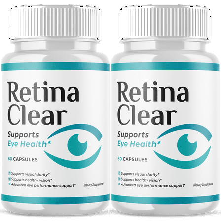 Retina Clear Vision Care Pills Advanced Formula Eye Health Supplement RetinaClear 120 Capsules