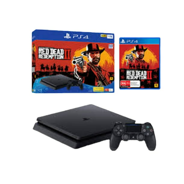 Refurbished Sony 4 Pro 1TB Red Dead Redemption 2 Console - Jet Black - Walmart.com