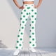 thumbnail image 1 of Pantalones largos con estampado para niñas, forrados de vellón para mayor calidez, pantalones largos casuales, leggings ligeramente acampanados, traje para niñas de 5 a 16 años., 1 of 6