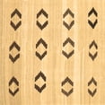 thumbnail image 1 of Ahgly Company Indoor Square Southwestern Brown Country Area Rugs, 6' Square, 1 of 4
