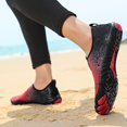 thumbnail image 5 of ChiVerve Hiking Barefoot Shoes for Women Men Breathable & Non-Slip Athletic Footwear Wide Toe Water Shoes, Designed for Walking & Running & Swimming | Black Red, 11 Men, 5 of 9