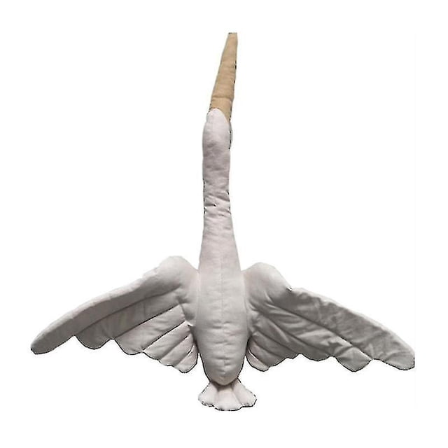 Wall Hanging Swan Doll Fabric Bedroom Nursery Hanging Ornaments Baby Soothing Pillow White
