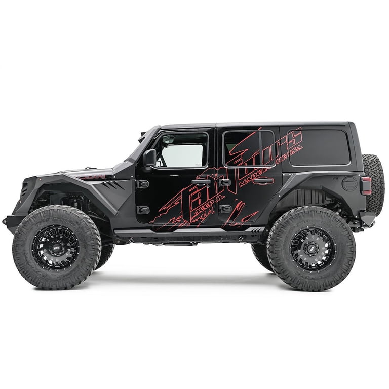 18-C WRANGLER JL FULLY ASSEMBLED/ WRAP AROUND FRONT FENDER SYSTEM