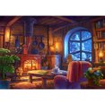 thumbnail image 1 of Hilo de bordar Full Cotton 11CT 3 Christmas Cottage Printed Cross Stitch (B) Hugtrwg Para estrenar, 1 of 9