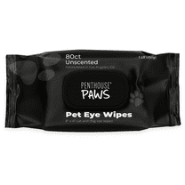Penthouse Paws® Eye Wipes for Cats & Dogs - Tear Stain Remover & Eye Care, 80ct