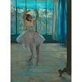 thumbnail image 2 of Degas, Edgar 15x18 Black Ornate Wood Framed with Double Matting Museum Art Print Titled - Dancer posing, 2 of 4