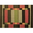 thumbnail image 1 of Ahgly Company Indoor Rectangle Abstract Brown Contemporary Area Rugs, 5' x 7', 1 of 4