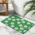 thumbnail image 3 of Perfect Addition for a Chic Bathroom 20x32 inch Daisy Bath Mat with Non-Slip Design, 3 of 5
