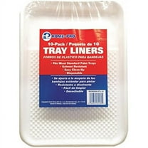 Plastic Paint Tray Liner, 1 qt, 15 1/2" L, 2" D, 11 1/2" W, 10 PK