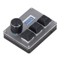 thumbnail image 1 of Teclado Personalizado, 5V 1A Tecla Independiente 3 Teclas Teclado Pequeño Conexión Tipo C Codificador Giratorio Para Juegos De PC Surf, 1 of 7