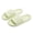 Green-A, variant on Women's Cloud Slippers Summer Shower House Soft Foam Platform Non-Slip Indoor Outdoor Breathable Textured Insole Slippers Yellow-A