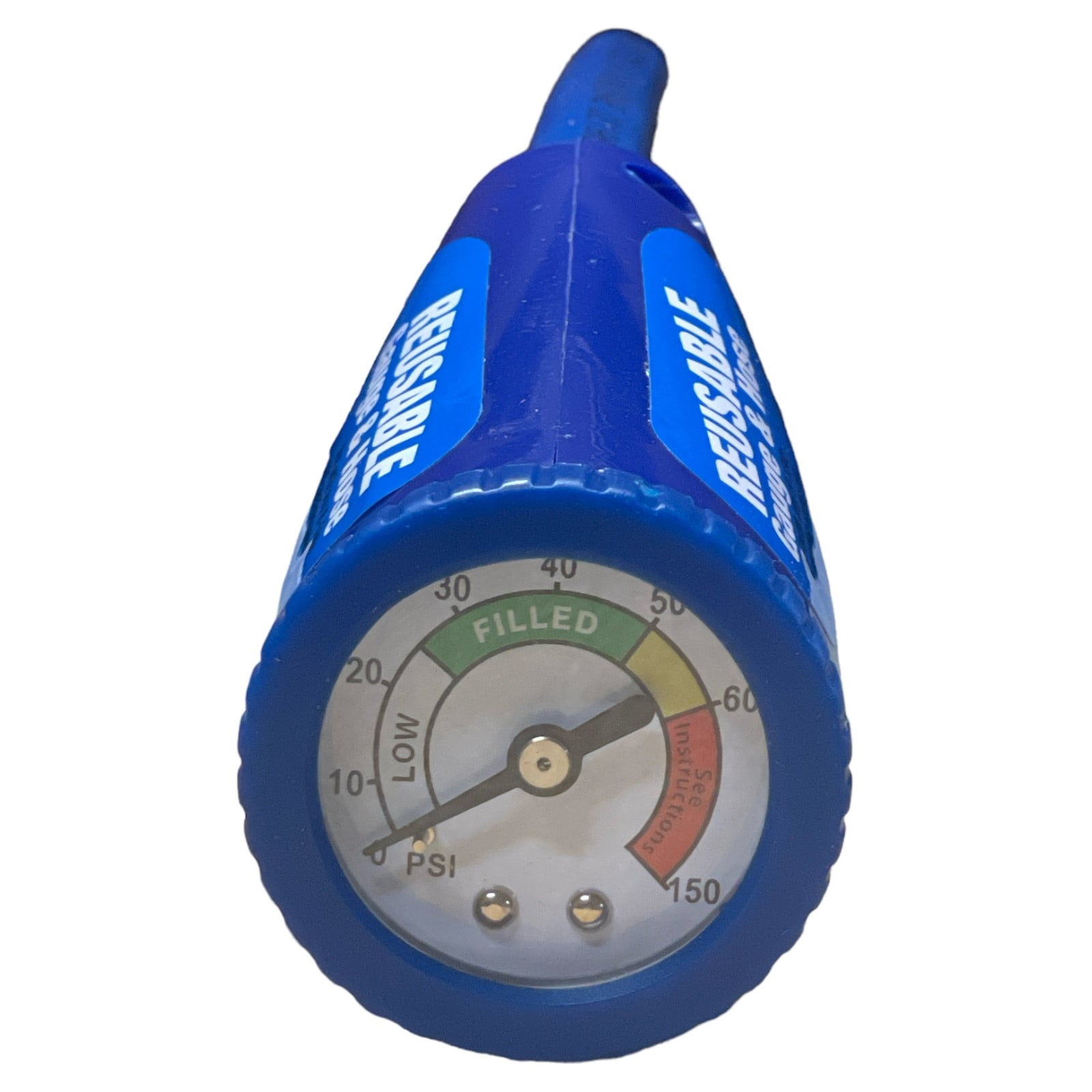 National Refrigerant R134a for MVAC use in a 12-Ounce Self-Sealing Container with Gauge and Hose Dispenser