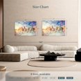 thumbnail image 3 of Elephant Stock Swedish Winter Wall Art - Horizontal Canvas Wall Art - Living Room Wall Decor - Nature Canvas - Blue And Brown Decor - 48" x 32", 3 of 4