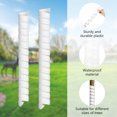 Bocaoying 12 Pcs Tree Trunk Protector, Plastic Spiral Tree Guards in 2 Size, Durable Plastic