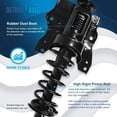 thumbnail image 4 of Detroit Axle - Rear Struts w/Coil Spring Sway Bar Links Replacement for 2001-2005 Hyundai Sonata XG350 XG300 Kia Optima Magentis, 4 of 7