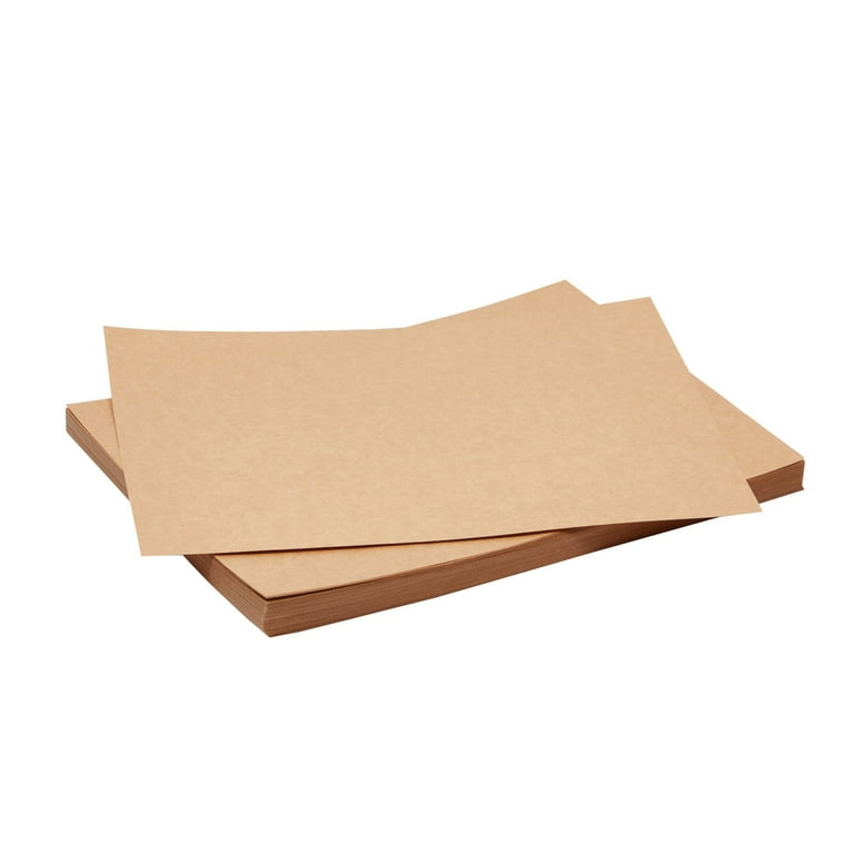 96 Pack Brown Kraft Paper Sheets for Wedding, Party Invitations, Drawing,  DIY Projects, Letter Size, 120gsm (8.5 x 11 In)