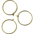 thumbnail image 4 of 25mm Gold Plated Wine Glass Charm Rings Earring Hoops, for Jewelry Making Craft Art DIY Your Wine Glass Marker Supplies Wedding Birthday Party Festival Favor(Pack of 100), 4 of 5
