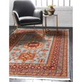 thumbnail image 1 of Unique Loom 3129273 10 ft. 6 in. x 16 ft. 5 in. Shapur Sahand Rectangular Rug, Light Blue, 1 of 1