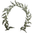 thumbnail image 5 of Hvmvliv Christmas Garland 61.02in Simulated Christmas Rattan Soft Green Norfolk Pine Needles Leaf Door Wall Window Hanging Home Fireplace Decoration Green, 5 of 5
