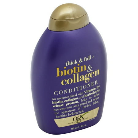 OGX Conditioner, Thick & Full Biotin & Collagen, (Best Conditioner For Thick Hair)