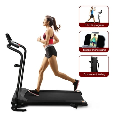 Folding Treadmill,Electric Treadmill Walking Running Jogging Treadmill Motorized Treadmill Health & Fitness Runner Treadmill with 220lbs High Weight Capacity for...