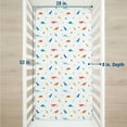 thumbnail image 6 of Jurassic Dinosaurs 100% Cotton Flannel Fitted Crib Sheet, 6 of 7