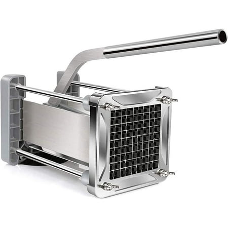 

Professional French Fry Cutter with 3/8-Inch Blade Stainless Steel Potato Cutter Great for Potatoes Carrots Cucumbers