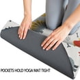 thumbnail image 3 of Dinosaur with Bones Pattern Hot Yoga Mat Towel Non Slip for Hot Yoga - Quick-Drying Yoga Mat Cover with 4 Corner Pockets with Travel Bag - Hot Yoga Towel Non Slip 74"x26", 3 of 6