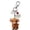 B, variant on CaiTeLin Highlands Bull Month Keychain, Remind You Of The Power Of Silence Every Day, Animal Charm Accessory for Keys, Bag, Backpack