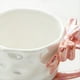 thumbnail image 1 of de Cerámica con Lazo Romántico, Tazas para Café y Leche, Tazas para Niña, Tazas de Postre con Asa, de Té Roja., 1 of 8