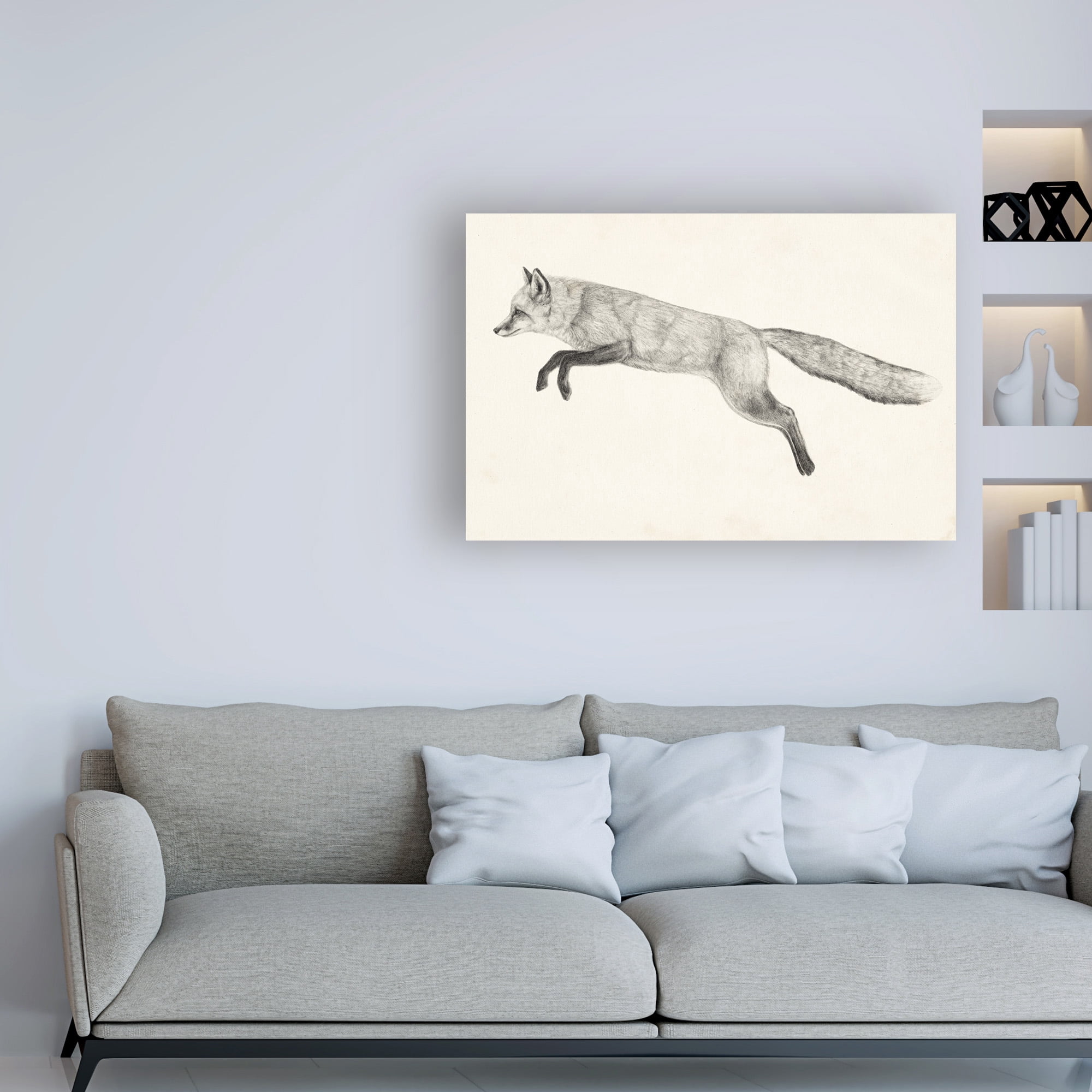 Trademark Fine Art 'Flying Fox II' Canvas Art by Victoria Borges